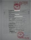Copie certifiée de la carte de contribuable